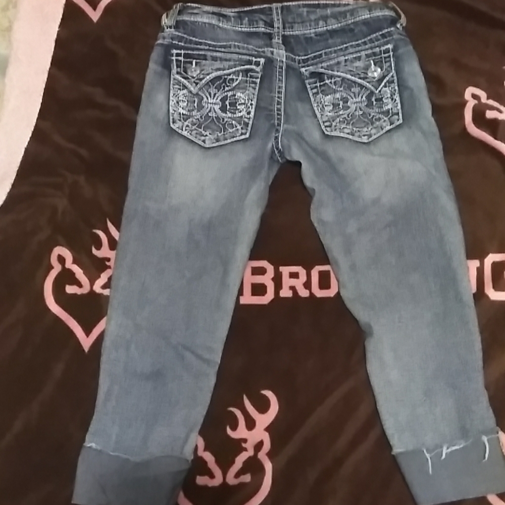 Blue jeans capri